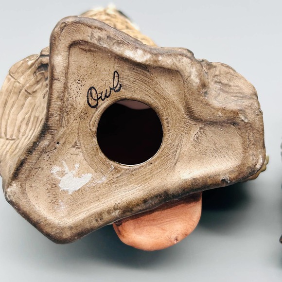 Vintage UCTCI Pair Of Ceramic Owls Made in Japan - Picture 8 of 10